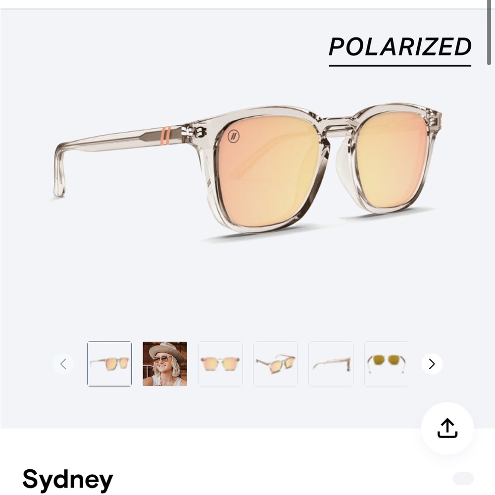 Blenders Polarized Sunglasses - Gold